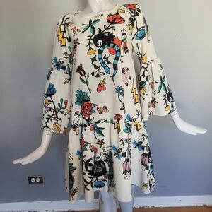 Aniye By Tattoo Print Dress, VGUC, Size M